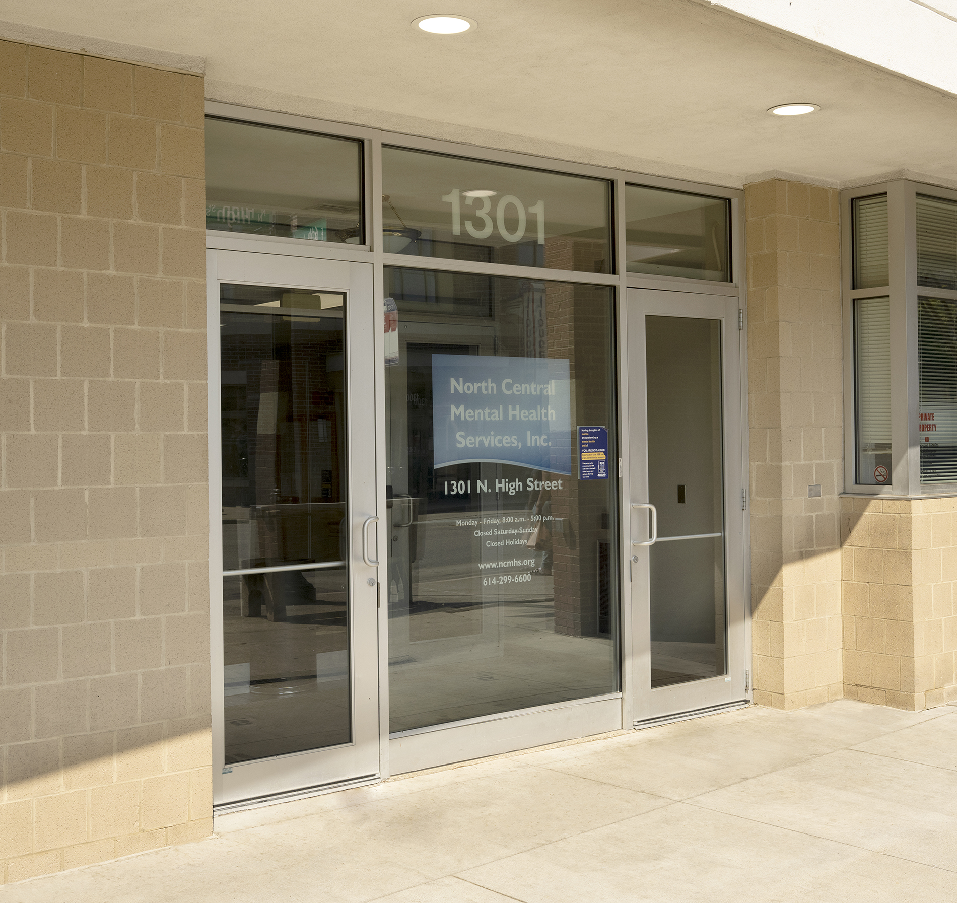 North Central Mental health Services front door