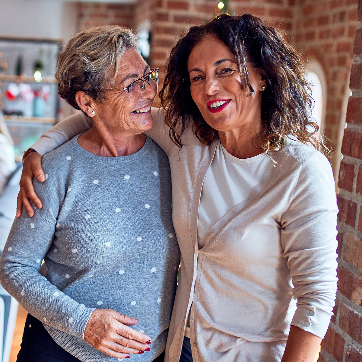 two female friends supporting each other
